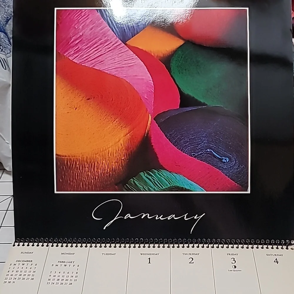 Vintage 1986‎ Hallmark Rainbows Calendar Preloved